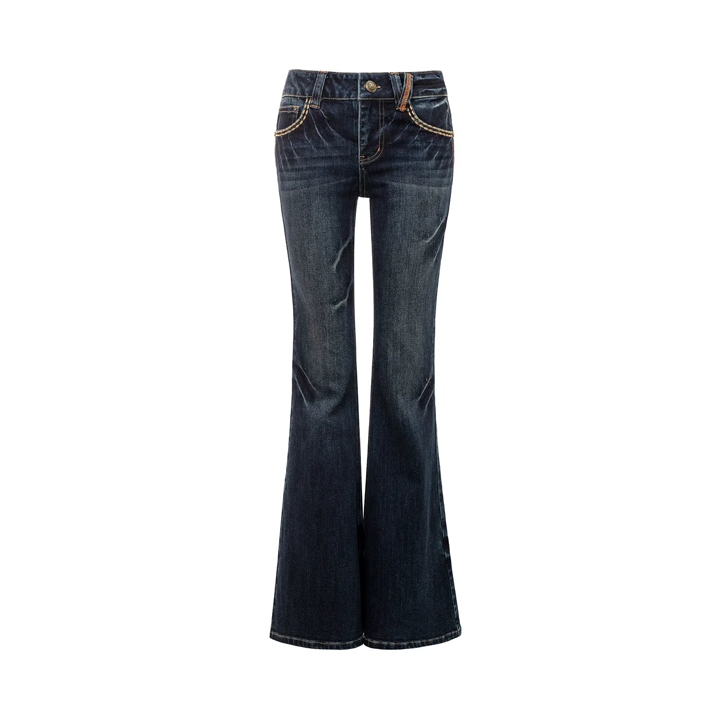 Blue Lightning Slimming Bootcut Pants