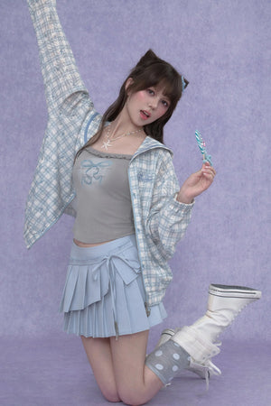 Blue Sailor Collar Sun Jacket