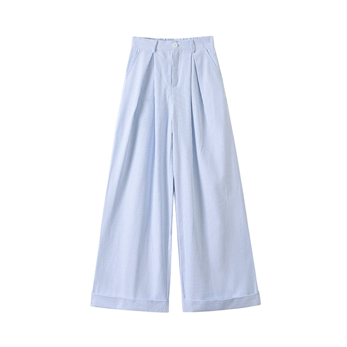 Blue Striped Ensemble Pants Set-Up