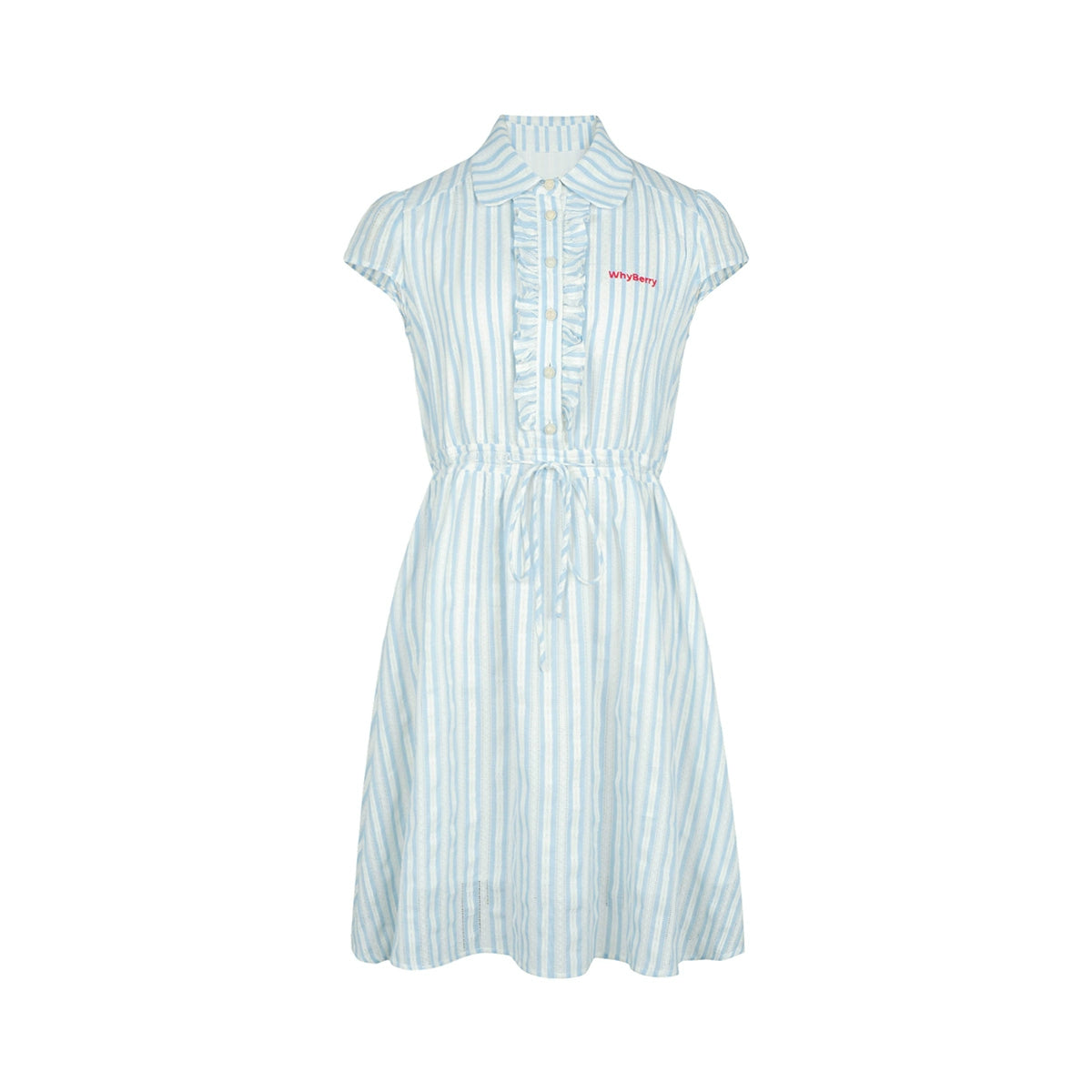 Blue White Plaid Preppy Dress