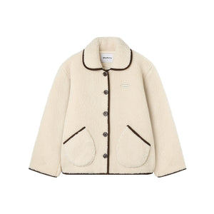 Blueberry Croissant Wool Coat