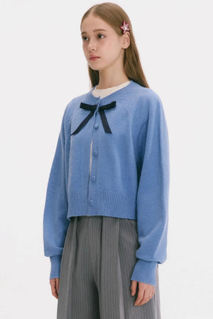Blueberry Matcha Roll Cardigan