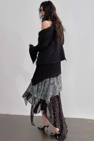 Bohemian Distressed Fringe Jacket