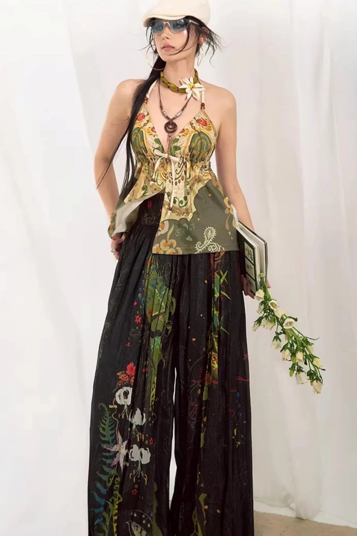 Bohemian Printed Halter Top