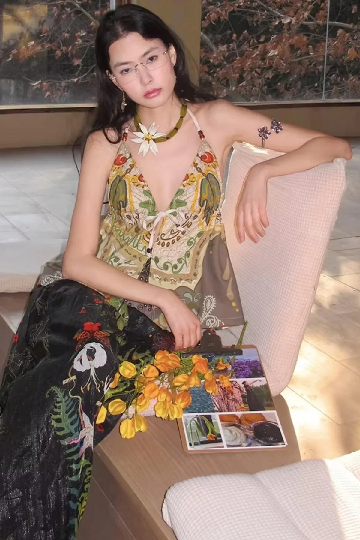 Bohemian Printed Halter Top