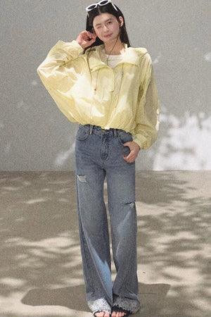 Bohemian Summer Ripped Jeans
