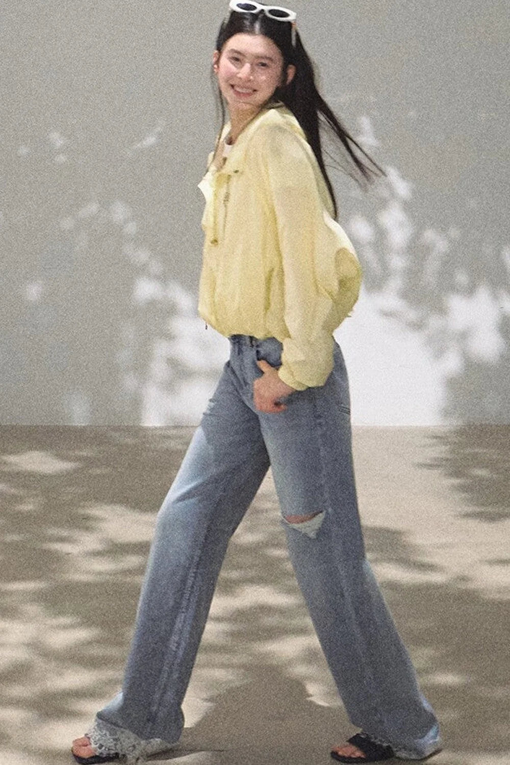 Bohemian Summer Ripped Jeans