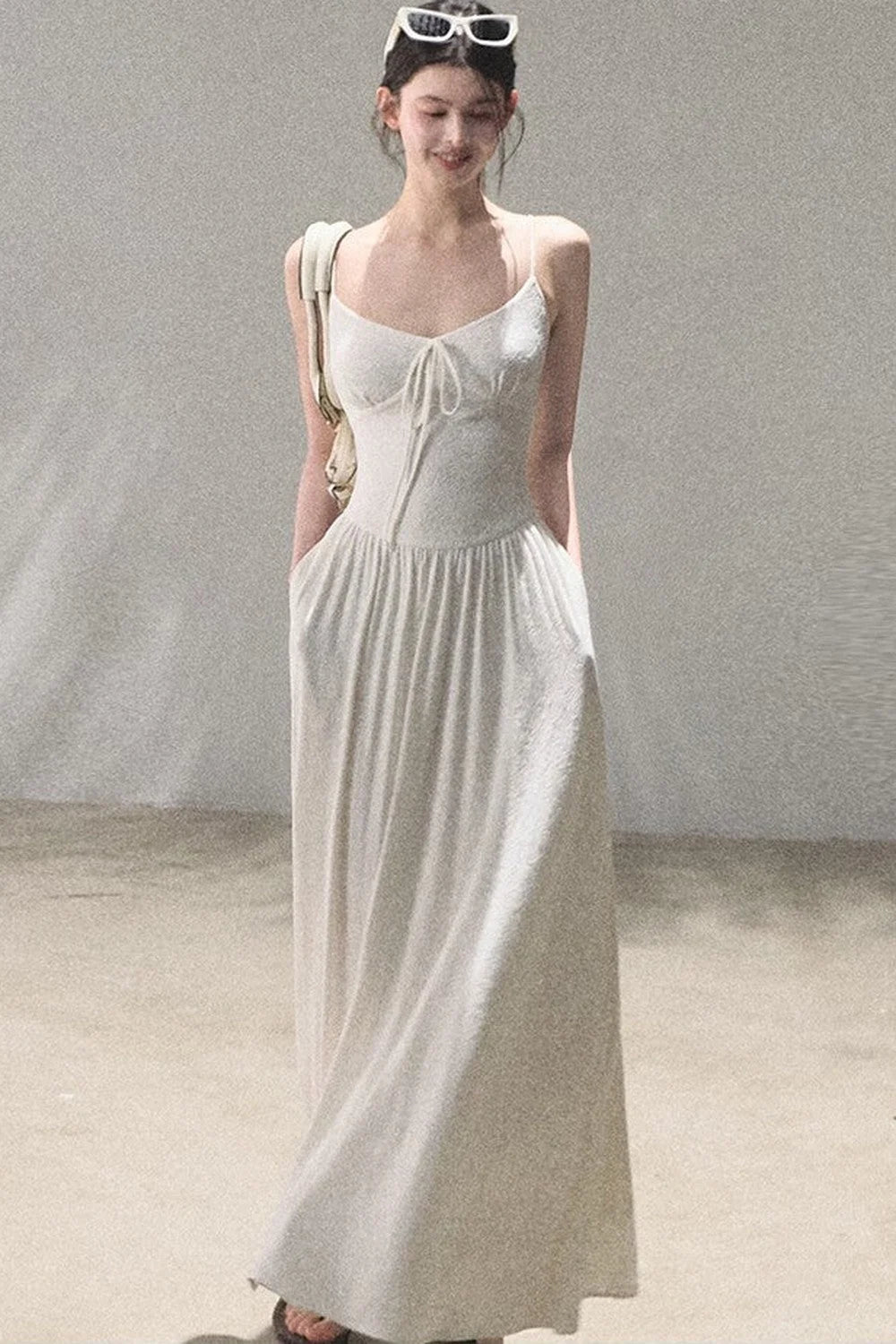 Bohemian Vine Jacquard Backless Dress