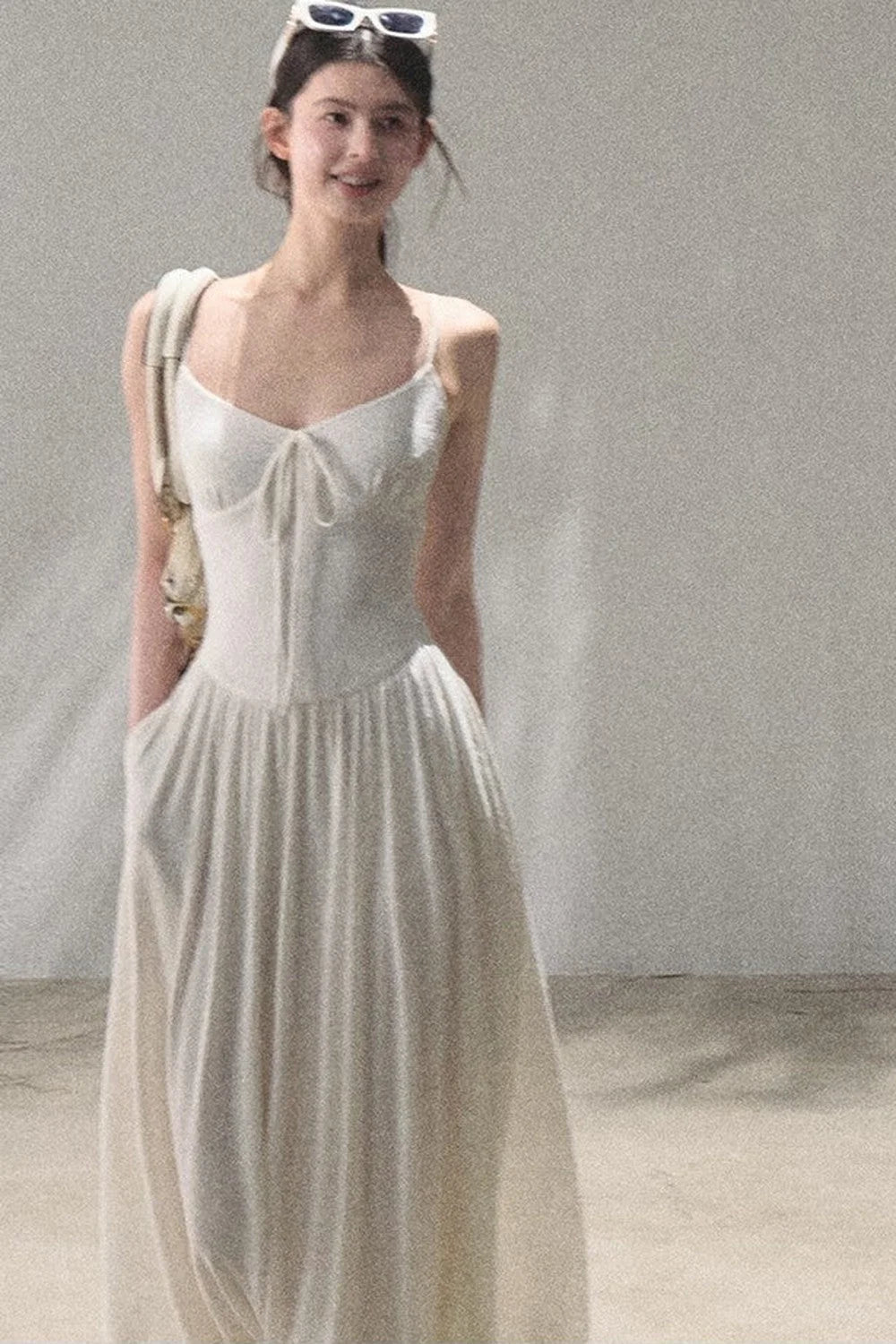 Bohemian Vine Jacquard Backless Dress