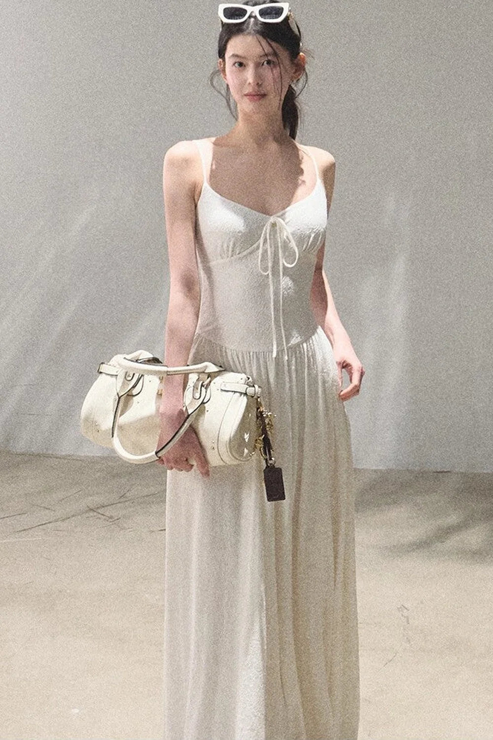 Bohemian Vine Jacquard Backless Dress