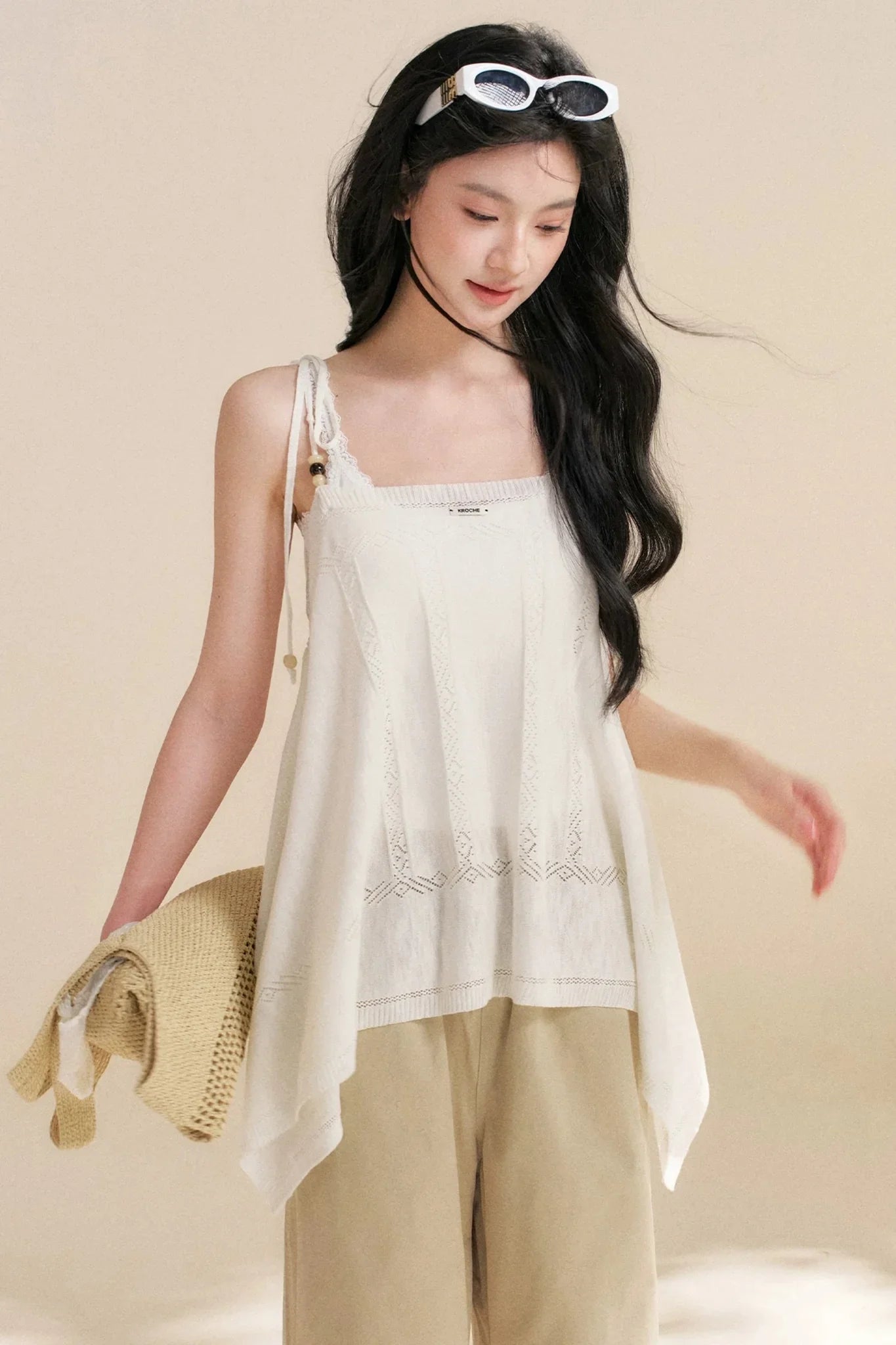 Boho Chic Jacquard Knit Vest