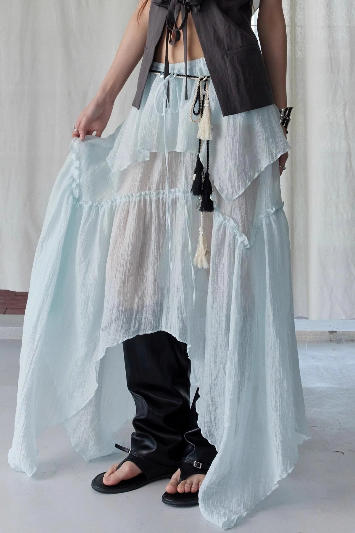 Boho Mint Tank & Skirt Set-Up