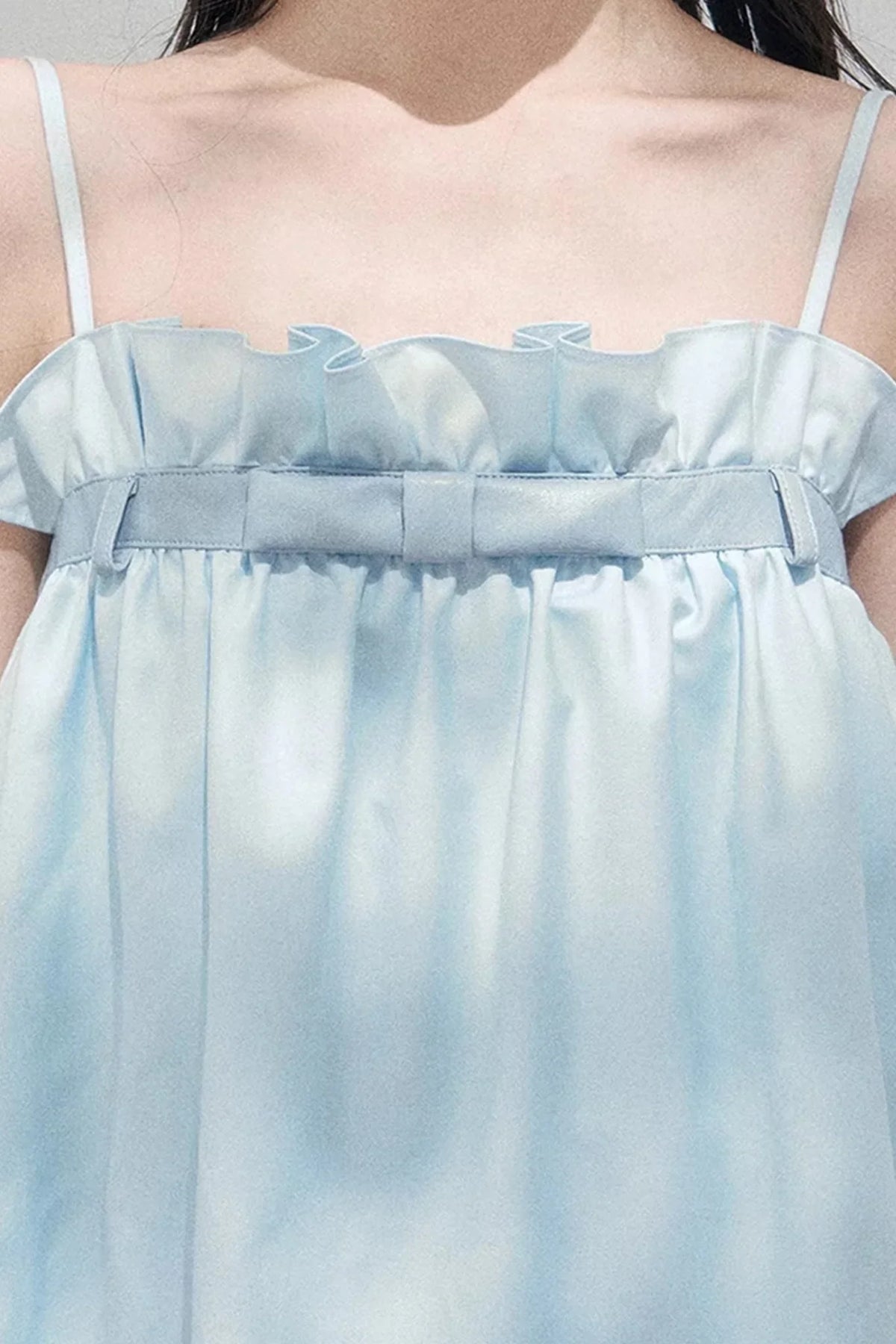 Bouquet-Like Lace Babydoll Top