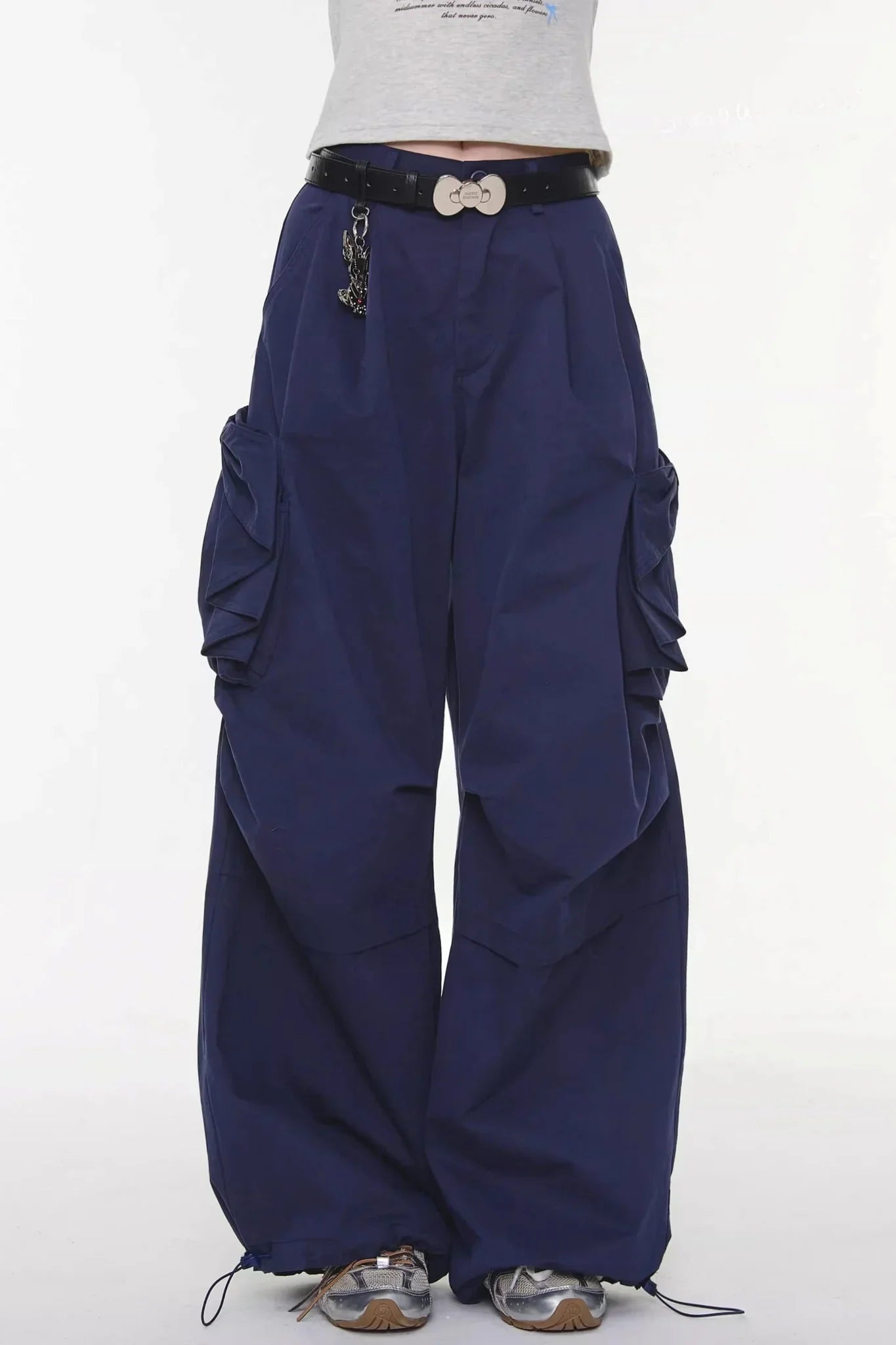 Bow Detail Cargo Pants