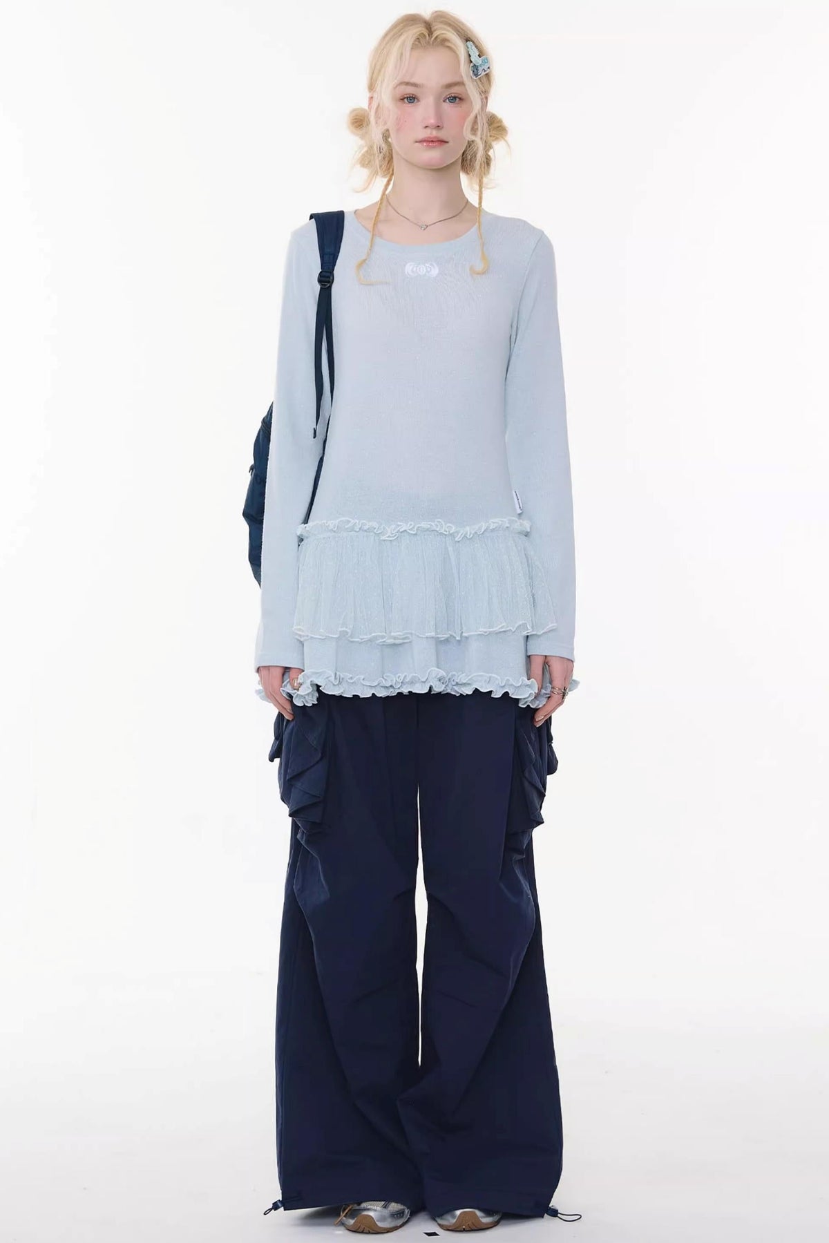 Bow Detail Cargo Pants