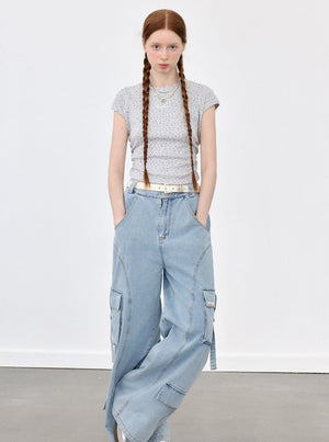 Bow Embroidered T-Shirt