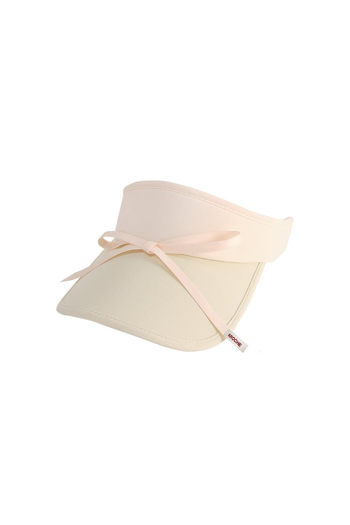 Bow-Knot Contrasting Visor Hat
