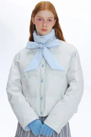Bow Streamer Reversible Down Jacket