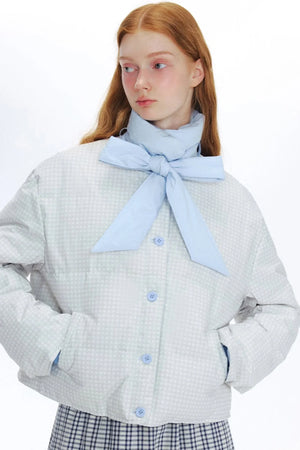 Bow Streamer Reversible Down Jacket