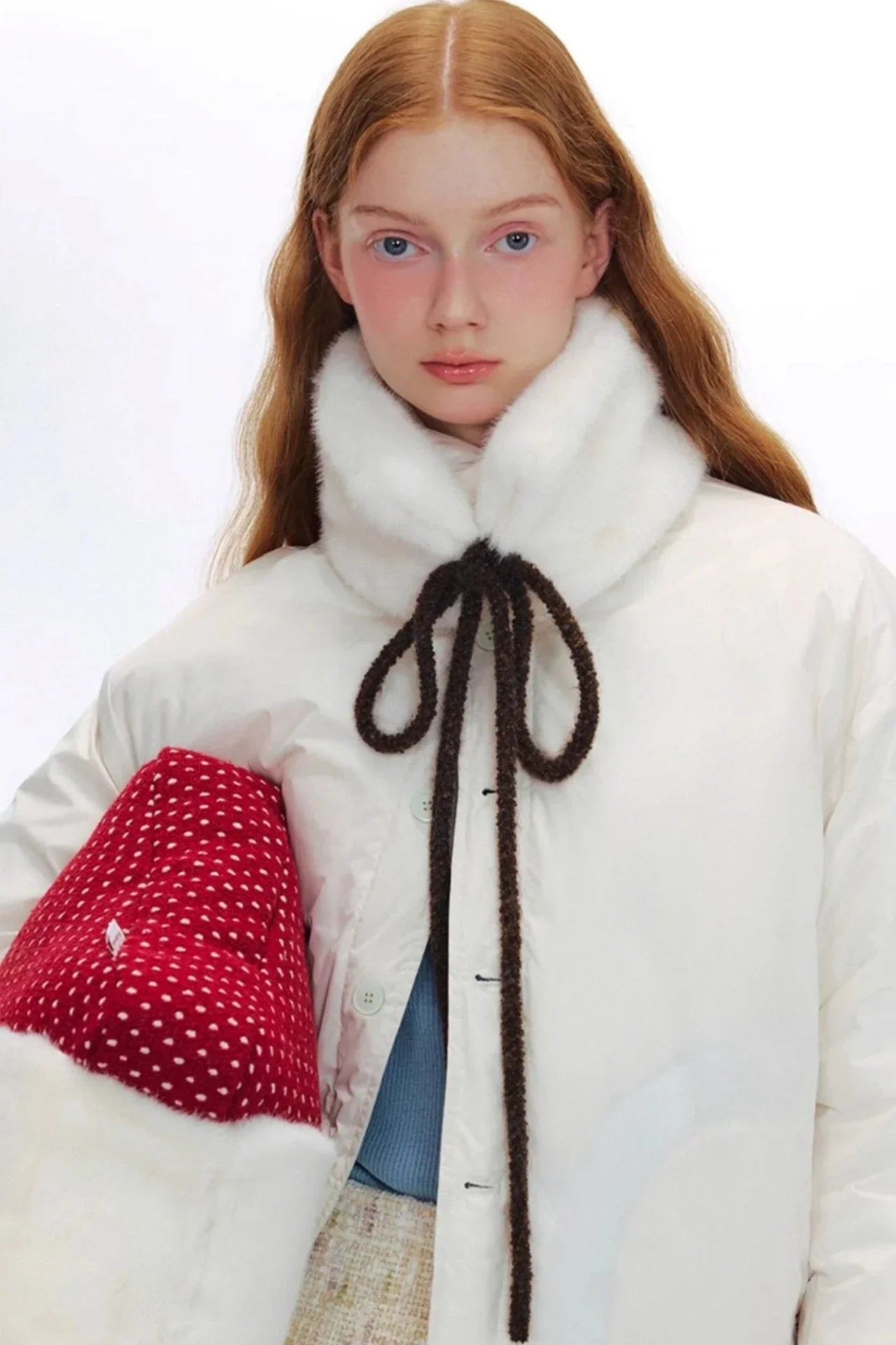 Bow Streamer Reversible Down Jacket