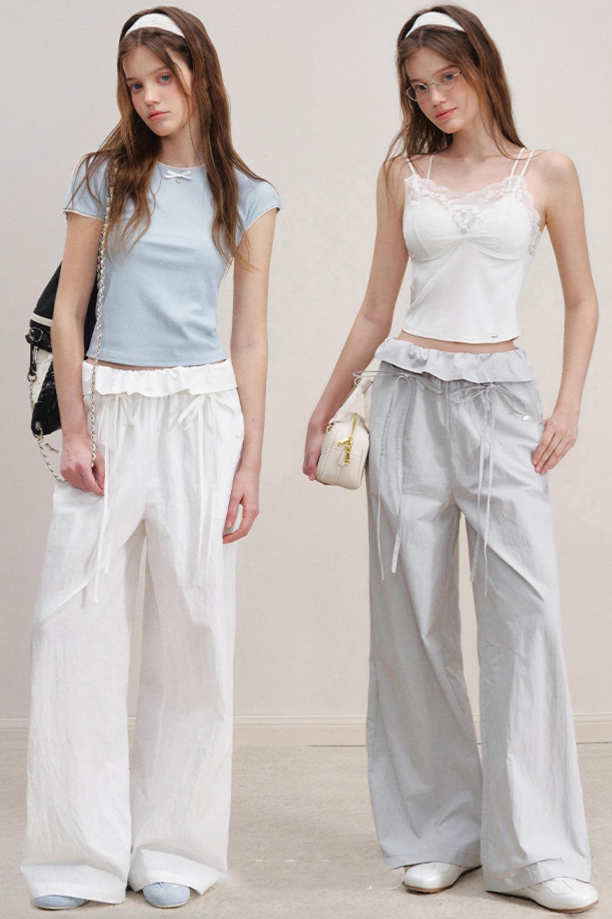 Bow Tie Casual Pants