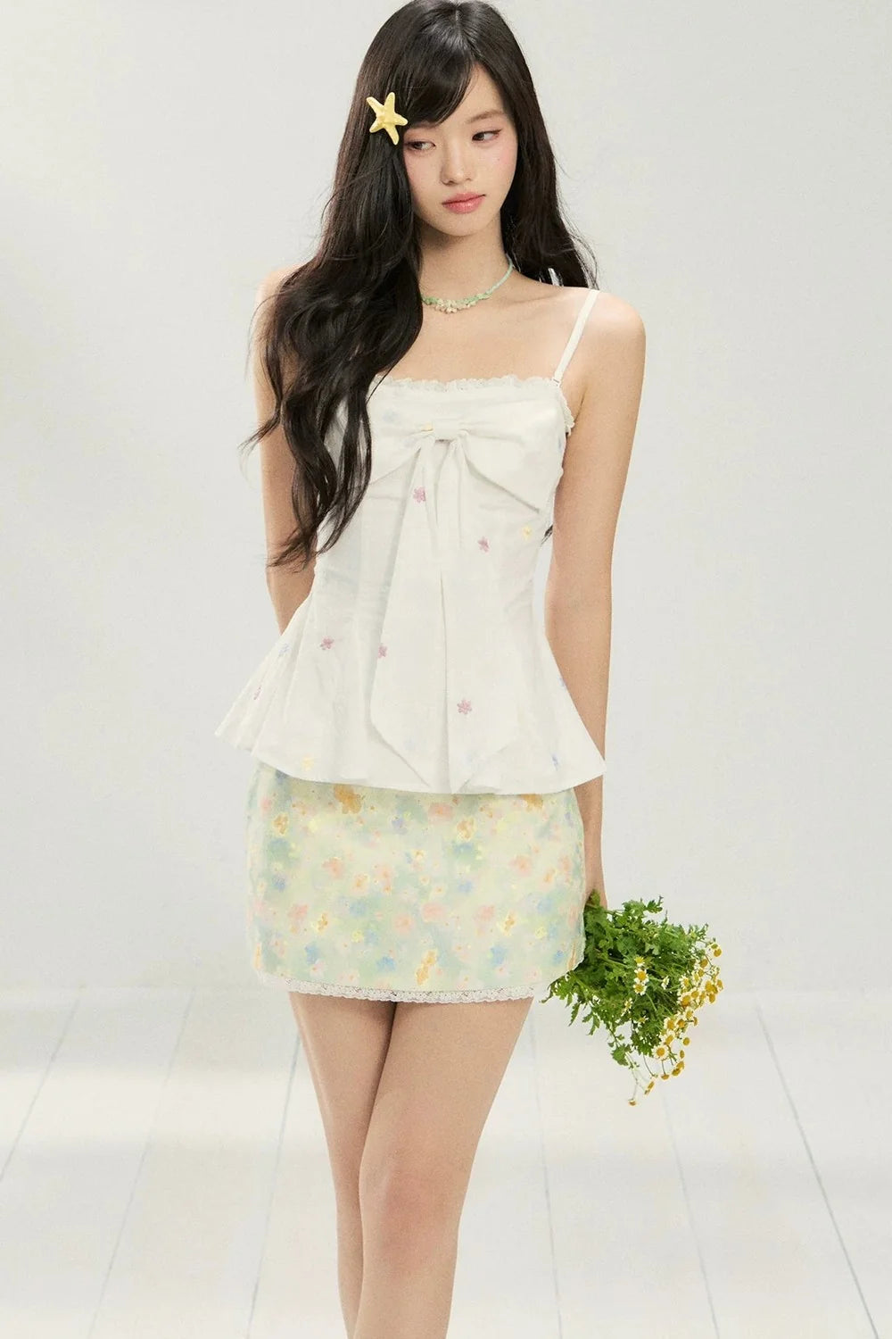 Bow-Tie Lace Camisole Top