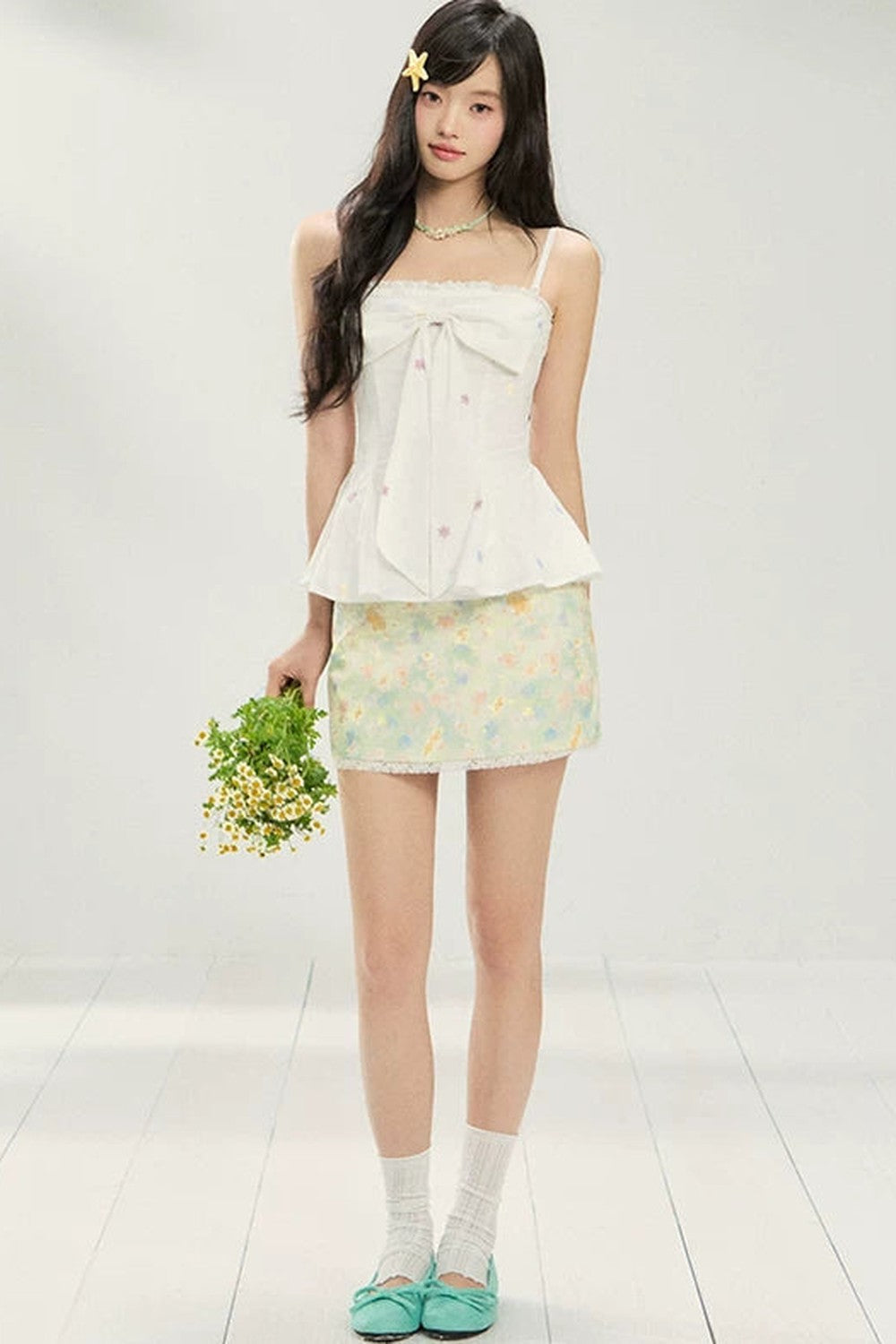 Bow-Tie Lace Camisole Top
