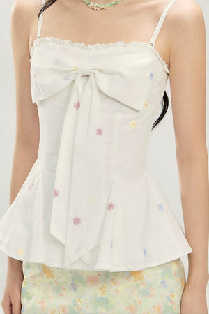Bow-Tie Lace Camisole Top