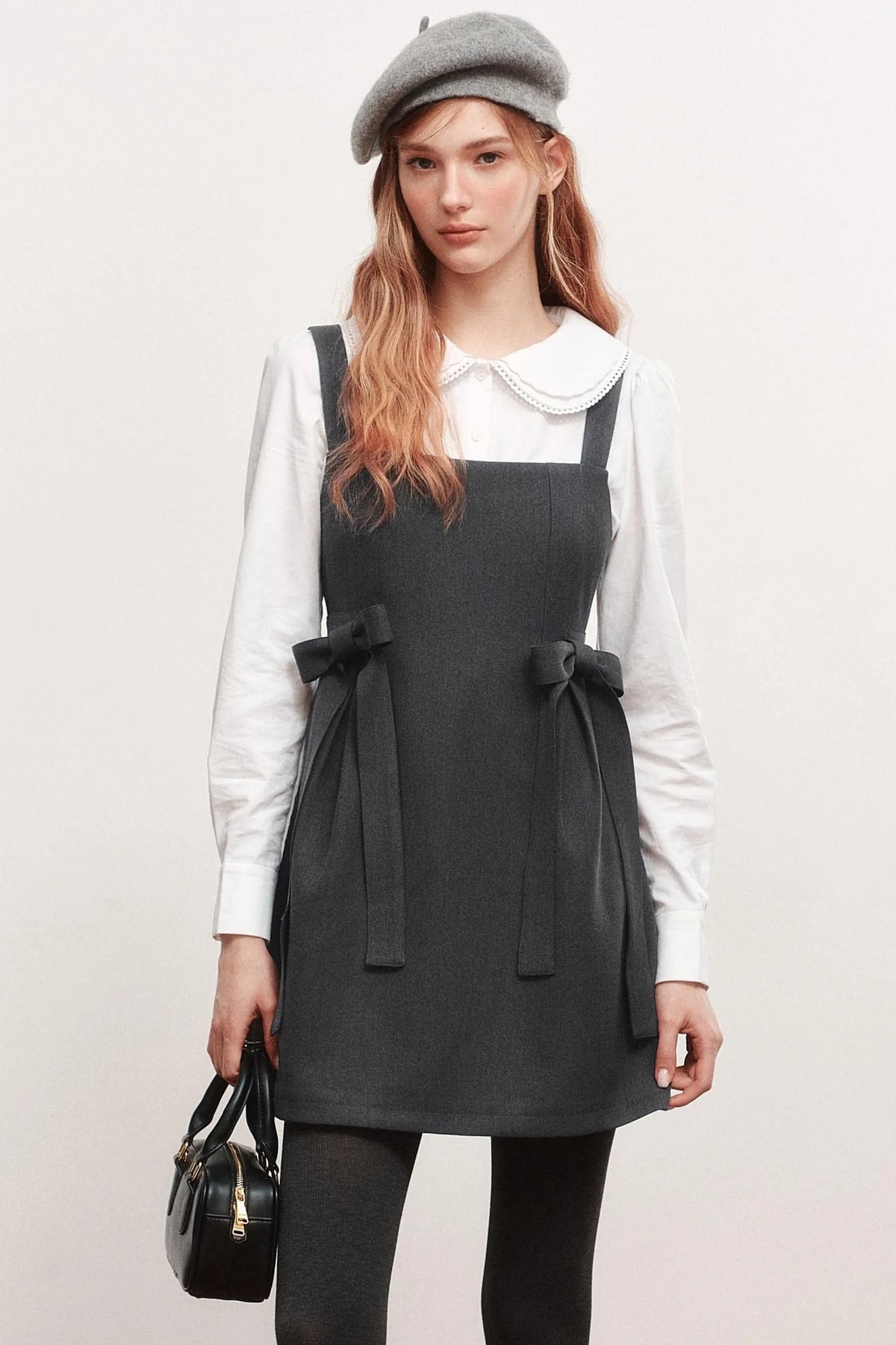 Bow Webbing Design Slip Dress