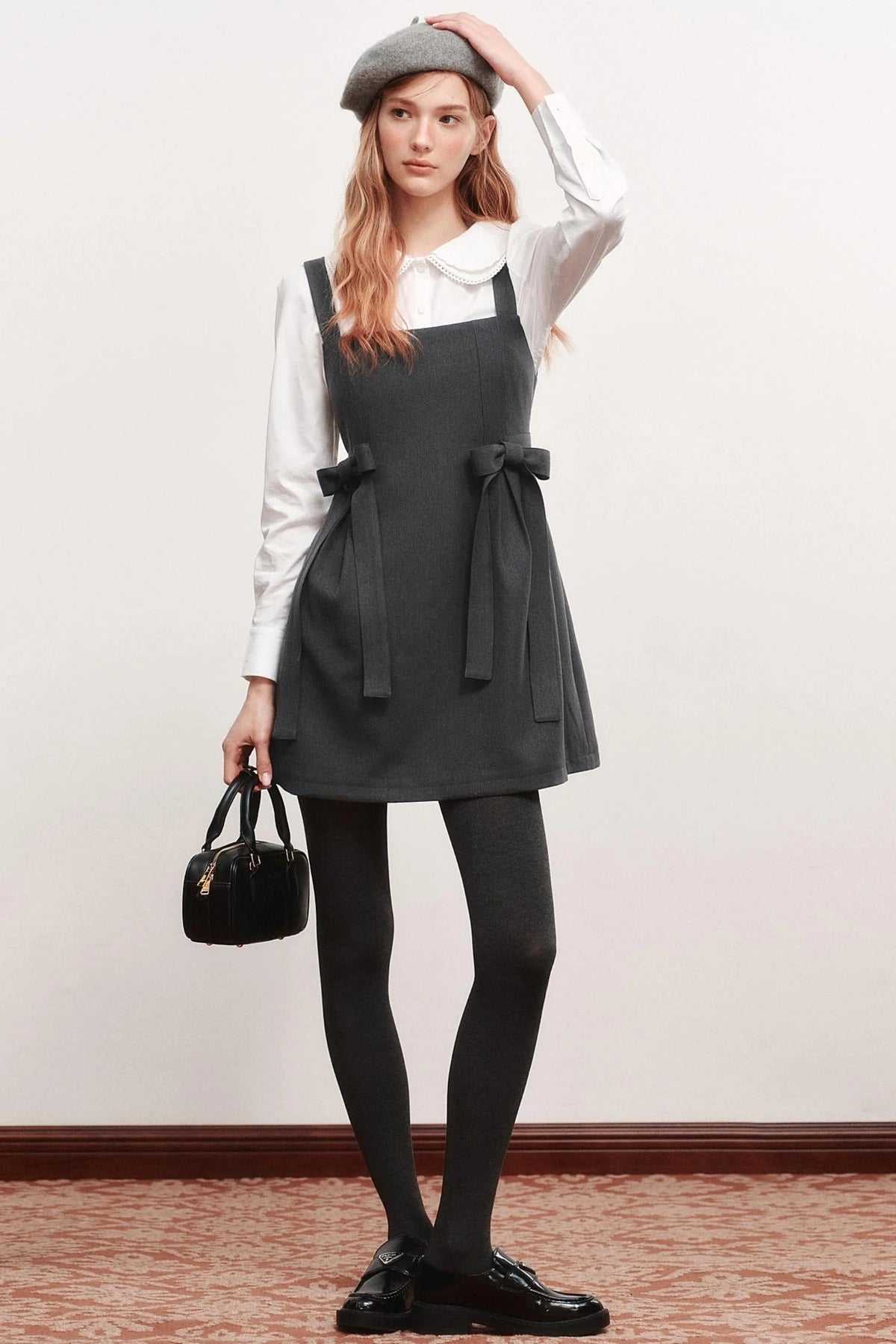 Bow Webbing Design Slip Dress