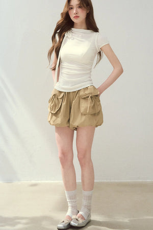 Bowknot Cargo Shorts