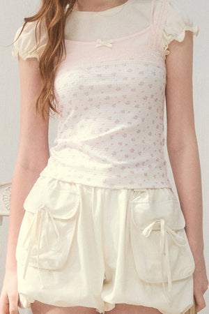 Bowknot Cargo Shorts