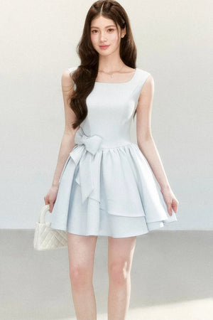 Bowknot Suspender Dress
