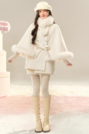 Bowknot Wool Hepburn Hat