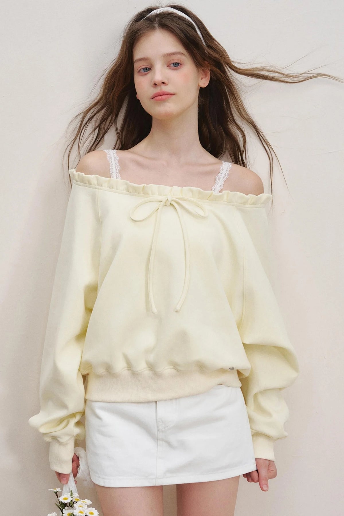 Breathing Cotton Raglan Sweatshirt