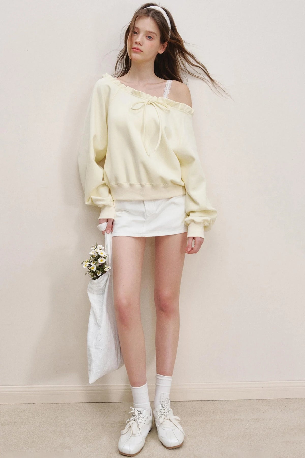 Breathing Cotton Raglan Sweatshirt