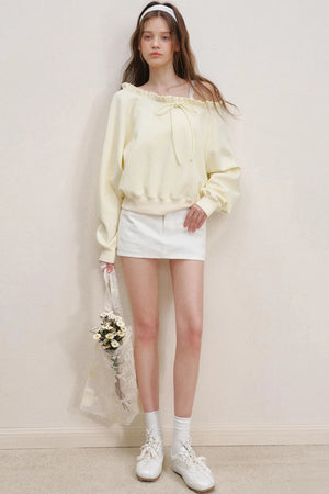 Breathing Cotton Raglan Sweatshirt
