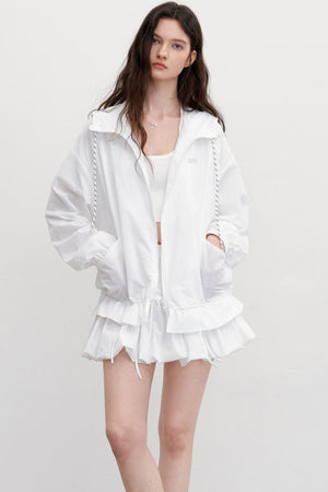 Breeze Bow Skirt With Jacket Set-Up