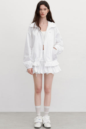 Breeze Bow Skirt With Jacket Set-Up