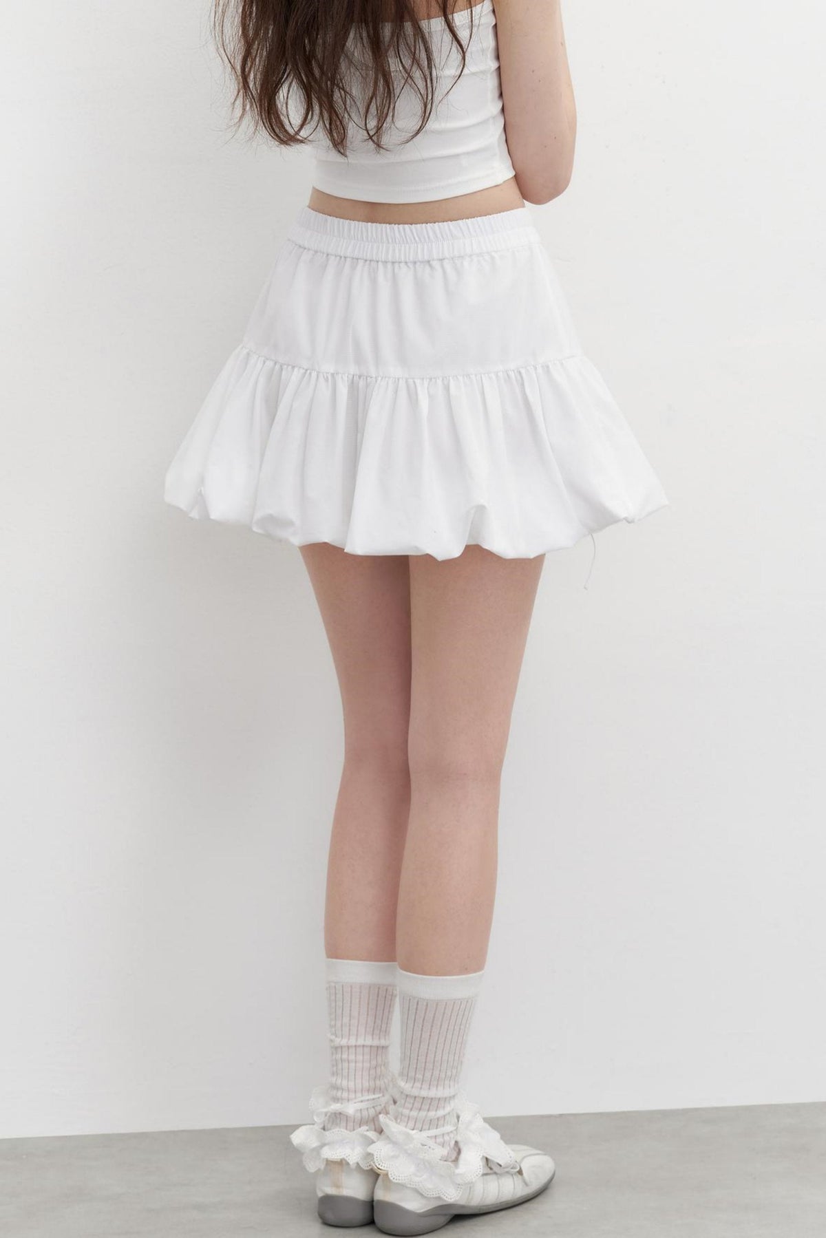 Breeze Bow Skirt With Jacket Set-Up