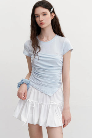 Breeze Bow Skirt With Jacket Set-Up