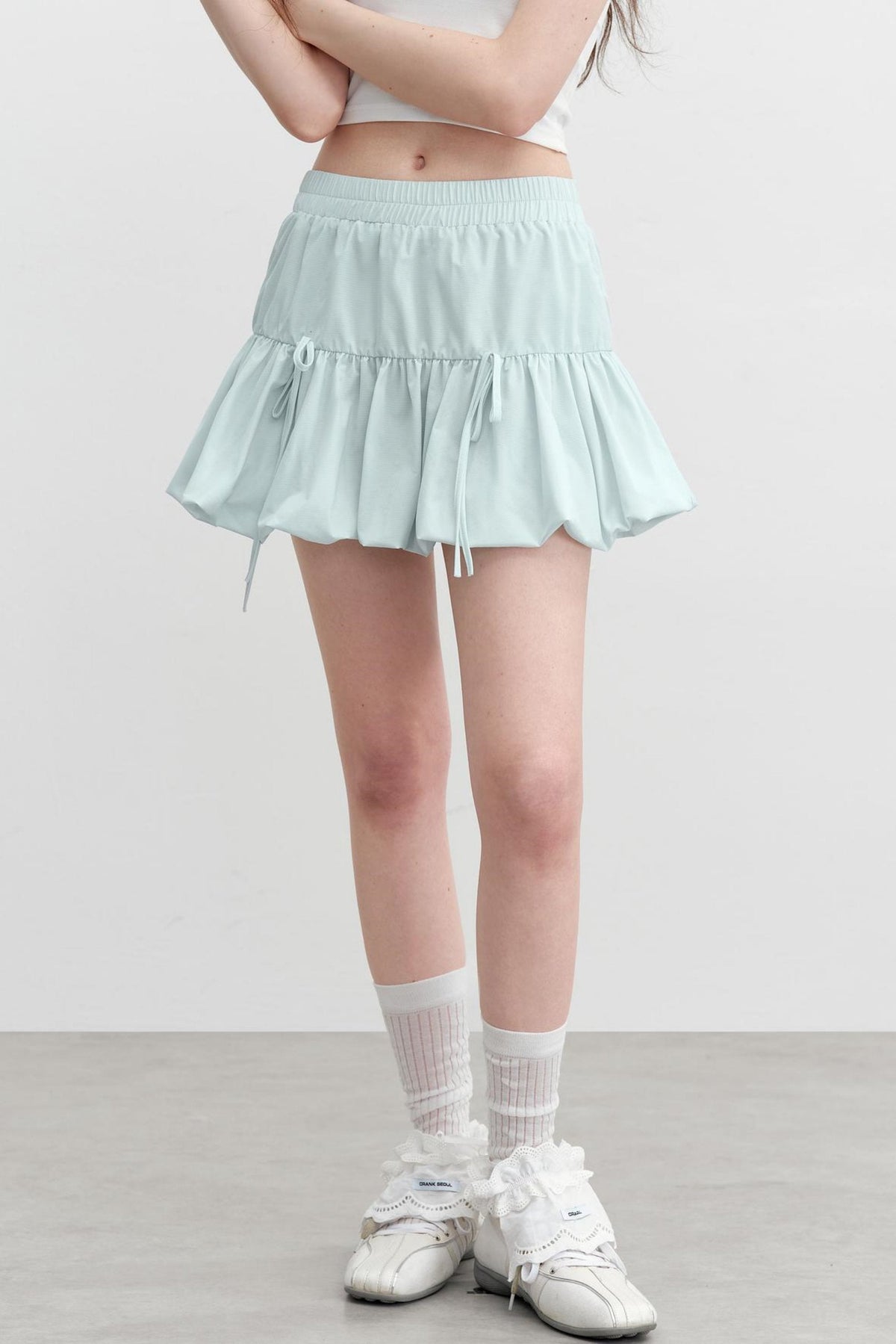 Breeze Bow Skirt With Jacket Set-Up