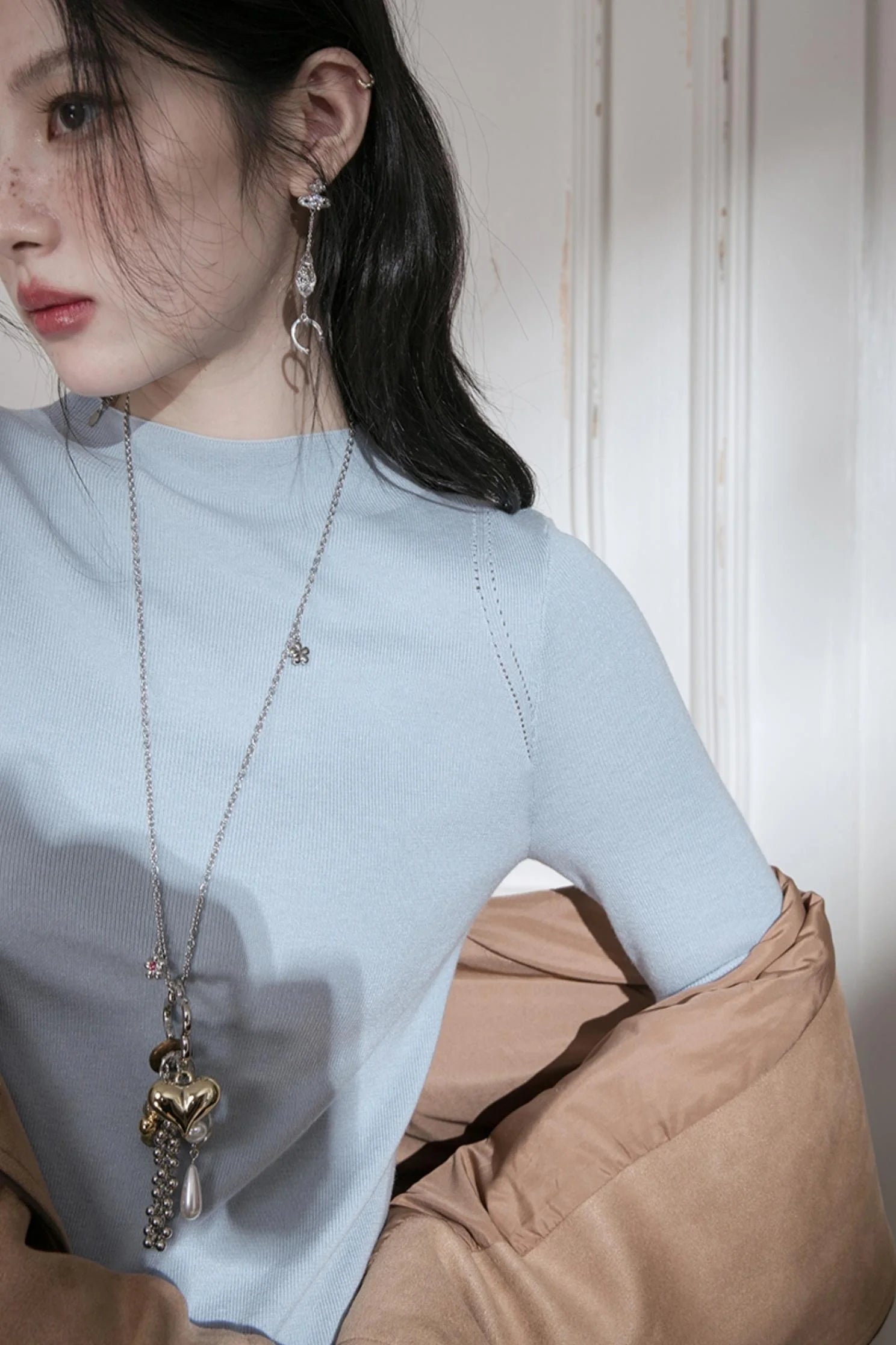 Bright Moon Wool Base Layer Top
