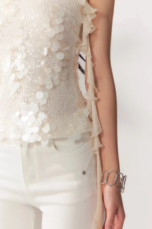 Broken Light Strapless Top