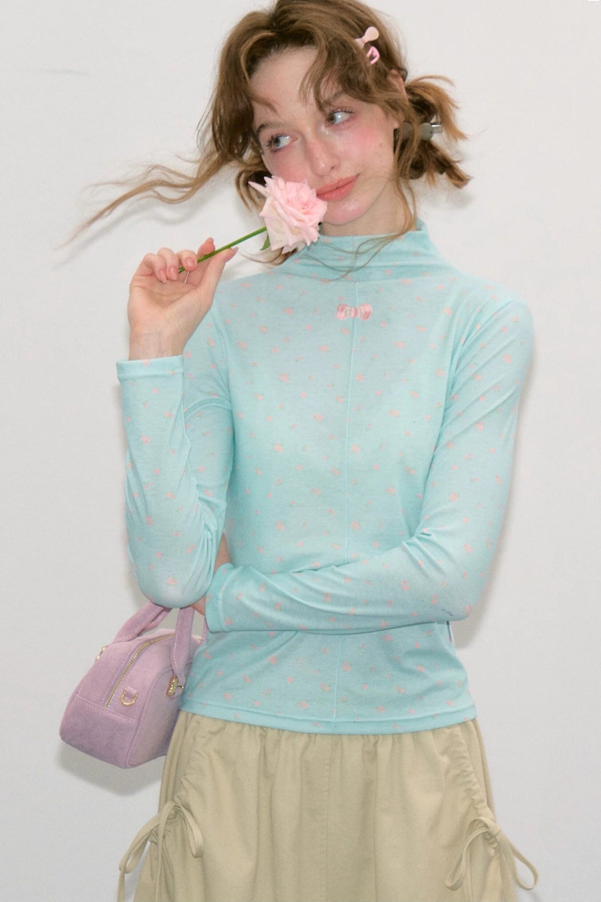 Broken Rose Knit Top