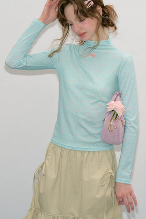 Broken Rose Knit Top