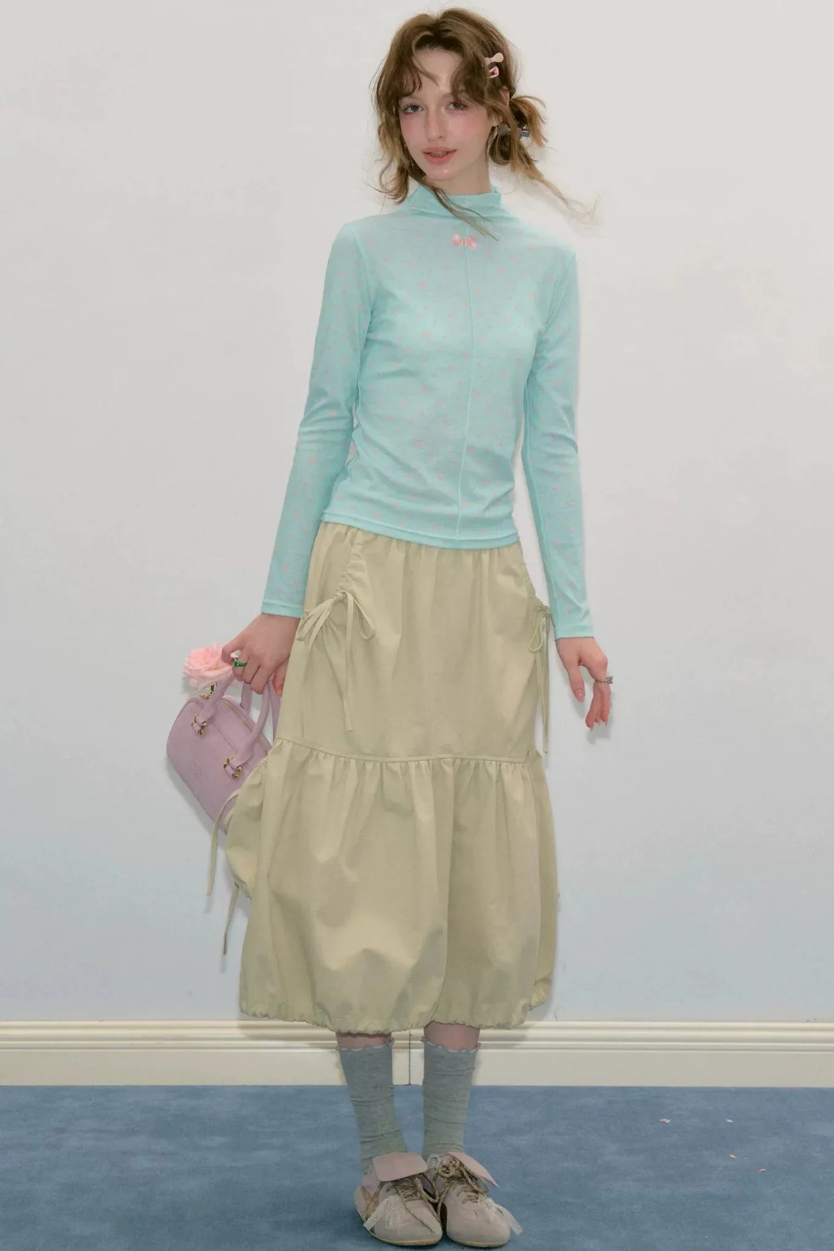 Broken Rose Knit Top