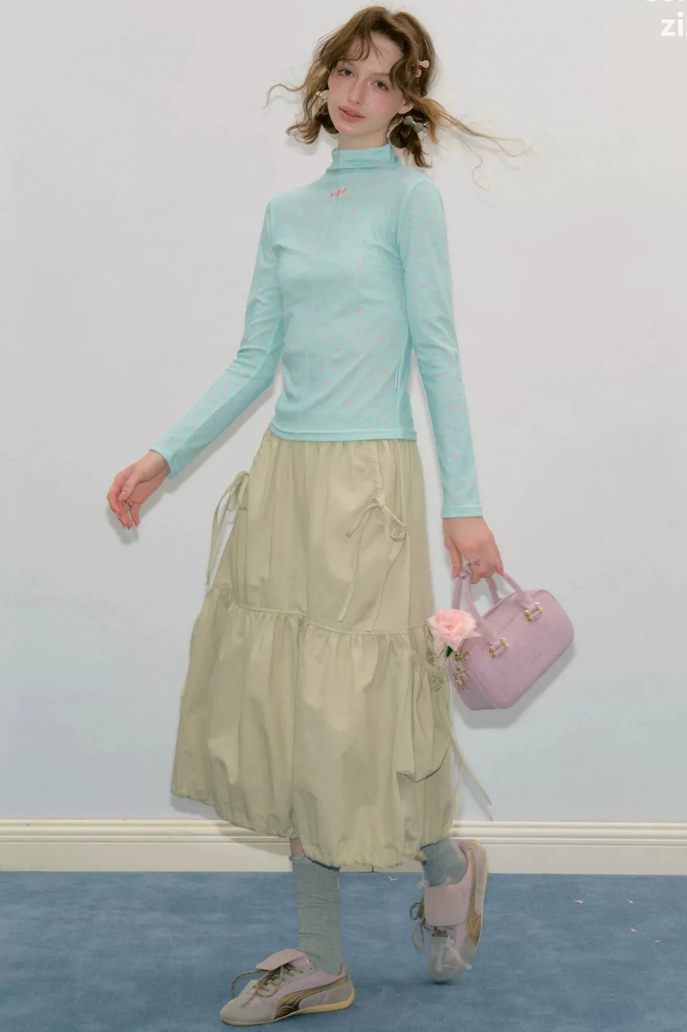 Broken Rose Knit Top