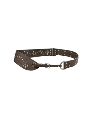 Brown Leather Waistband