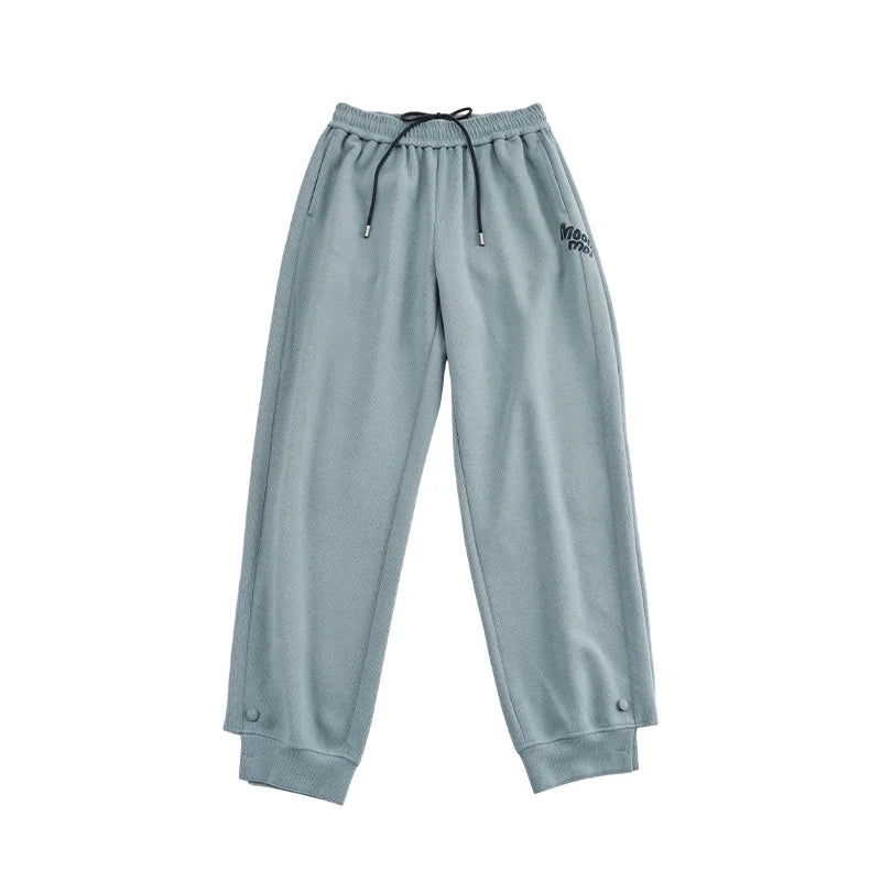 Brushed Fabric Printed Pants